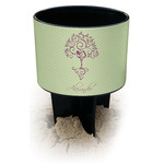 Yoga Tree Black Beach Spiker Drink Holder (Personalized)