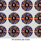 Halloween Night 1" Multipurpose Round Labels - Sheet