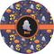 Halloween Night 1" Multipurpose Round Labels - Single Sticker