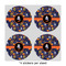 Halloween Night 4" Multipurpose Round Labels - Sheet