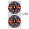 Halloween Night 5" Multipurpose Round Label - Sheet