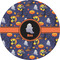 Halloween Night 5" Multipurpose Round Label - Single Sticker