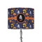 Halloween Night 8" Drum Lampshade - ON STAND (Fabric)