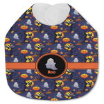 Halloween Night Jersey Knit Baby Bib w/ Name or Text