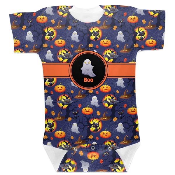 Custom Halloween Night Baby Bodysuit 0-3 (Personalized)