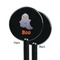 Halloween Night Black Plastic 5.5" Stir Stick - Single Sided - Round - Front & Back