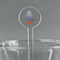 Halloween Night Clear Plastic 7" Stir Stick - Round - Main