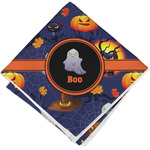 Halloween Night Cloth Cocktail Napkin - Single w/ Name or Text