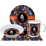 Halloween Night Dinner Set - Single 4 Pc Setting w/ Name or Text