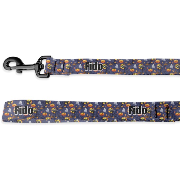 Custom Halloween Night Deluxe Dog Leash (Personalized)