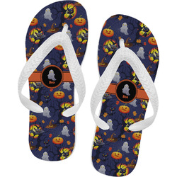 Halloween Night Flip Flops - Medium (Personalized)