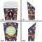 Halloween Night French Fry Favor Box - Front & Back View