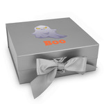 Halloween Night Gift Box with Magnetic Lid - Silver (Personalized)