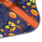 Halloween Night Hooded Baby Towel- Detail Corner