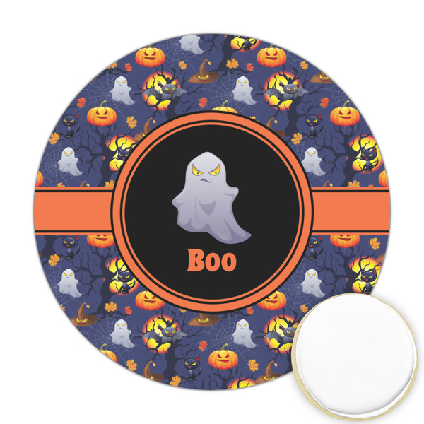 Custom Halloween Night Printed Cookie Topper - 2.5" (Personalized)