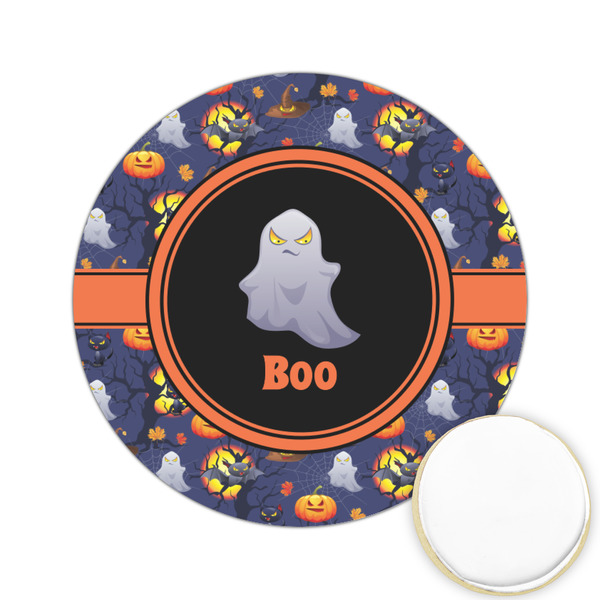 Custom Halloween Night Printed Cookie Topper - 2.15" (Personalized)