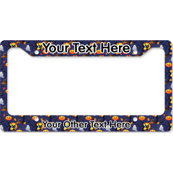 Halloween Night License Plate Frame - Style B (Personalized)
