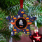 Halloween Night Metal Star Ornament - Lifestyle