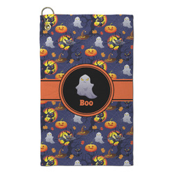 Halloween Night Microfiber Golf Towel - Small (Personalized)