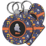 Halloween Night Plastic Keychain (Personalized)