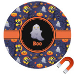 Halloween Night Round Car Magnet - 10" (Personalized)