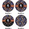 Halloween Night Set of Appetizer / Dessert Plates (Approval)