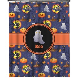 Halloween Night Extra Long Shower Curtain - 70"x84" (Personalized)