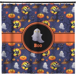 Halloween Night Shower Curtain - 71" x 74" (Personalized)