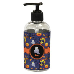 Halloween Night Plastic Soap / Lotion Dispenser (8 oz - Small - Black) (Personalized)