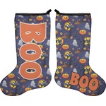 Halloween Night Holiday Stocking - Double-Sided - Neoprene (Personalized)