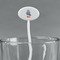 Halloween Night White Plastic 7" Stir Stick - Oval - Main