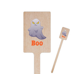 Halloween Night 6.25" Rectangle Wooden Stir Sticks - Double Sided (Personalized)