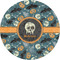 Vintage / Grunge Halloween 1" Multipurpose Round Labels - Single Sticker