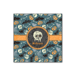 Vintage / Grunge Halloween Wood Print - 12x12 (Personalized)