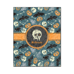 Vintage / Grunge Halloween Wood Print - 16x20 (Personalized)