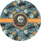 Vintage / Grunge Halloween 2" Multipurpose Round Labels - Single Sticker