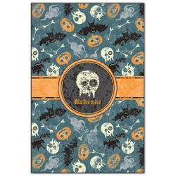 Vintage / Grunge Halloween Wood Print - 20x30 (Personalized)