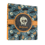 Vintage / Grunge Halloween 3 Ring Binder - Full Wrap - 1" (Personalized)