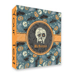 Vintage / Grunge Halloween 3 Ring Binder - Full Wrap - 2" (Personalized)