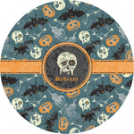 Vintage / Grunge Halloween Multipurpose Round Labels - 5" (Personalized)