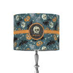 Vintage / Grunge Halloween 8" Drum Lamp Shade - Fabric (Personalized)