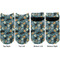 Vintage / Grunge Halloween Adult Ankle Socks - Double Pair - Front and Back - Apvl