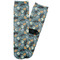 Vintage / Grunge Halloween Adult Crew Socks - Single Pair - Front and Back