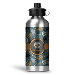 Vintage / Grunge Halloween Water Bottle - Aluminum - 20 oz (Personalized)
