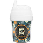 Vintage / Grunge Halloween Baby Sippy Cup (Personalized)