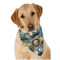 Vintage / Grunge Halloween Bandana - On Dog