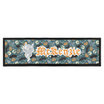 Vintage / Grunge Halloween Bar Mat - Large (Personalized)