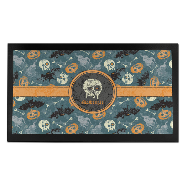 Custom Vintage / Grunge Halloween Bar Mat - Small (Personalized)