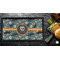 Vintage / Grunge Halloween Bar Mat - Small - LIFESTYLE