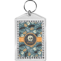 Vintage / Grunge Halloween Bling Keychain (Personalized)